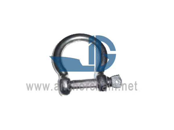Bioráin Scriú Bow Shackle-Scriú Cineál Eorpach Brionnaithe