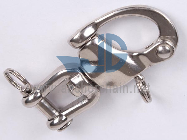 Snap Shackle Brionnaithe Sclóine Jaw, SS304 NÓ SS316